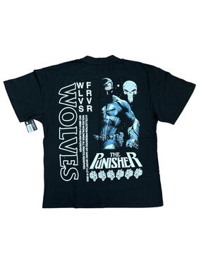 Darc Sport Marvel The Punisher Black Shirt Size: Large NWT